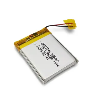 Lipo电池423040袋电池UL/CB认证3.7V 530mAh可充电锂聚合物电池