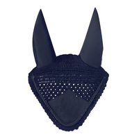 Vente directe d'usine Equestrian Tack Shop Couverture d'oreille de cheval tricotée douce sans démangeaisons Bonnet Voile de mouche de cheval