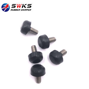 صغير الحجم 10*5 مللي متر قواعد مطاطية القدم للأثاث - Product Image 1