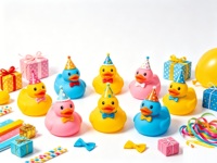 Canard en caoutchouc jaune pour le bain, figurine de canard en plastique mignonne, décoration pour fête au bord de la piscine pour enfants, cadeau promotionnel