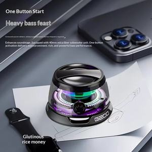 Altavoz Inalámbrico Portátil Inteligente para el Hogar, con Luz Ambiental RGB, Batería de Larga Duración, Soporte Magnético para Teléfono, Botón - Product Image 4