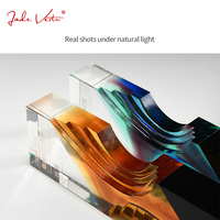 Trophée Éclair en Cristal Liuli, Design Sculpté en 3D, Brevet Original Exclusif, Prix Annuel de l'Innovation Technologique
