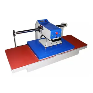 Pneumatic heat press machine 16x24 double worktables swing press move thermal head Fabric Transfer Sublimation
