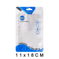 China Factory Custom Gravure Printed Stand Zipper Pouch Resealable Zip Lock Bag Mobile Phone Case Cable Earphone Charger