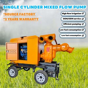 Camion-pompe de drainage mobile à moteur diesel pour l'irrigation et le contrôle des inondations, avec pompe auto-amorçante - Product Image 2