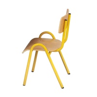 Mobilier scolaire Chaise d'étudiant classique en bois empilable portable