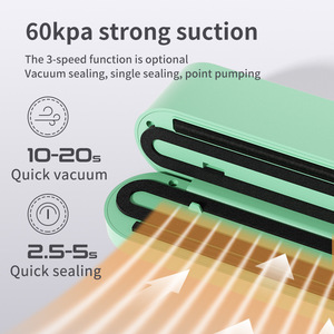 Máquina Selladora al Vacío Automática 3 en 1, Bomba de Vacío Portátil, Mini Selladora al Vacío para Almacenamiento de Alimentos con Bolsas - Product Image 2