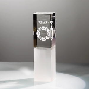 Frosted pha lê <span class=keywords><strong>Trophy</strong></span> với 3D khắc logo đánh bóng kính hình chữ nhật giải thưởng cho triển lãm sự kiện Công ty Nhân Viên Công nhận - Product Image 3