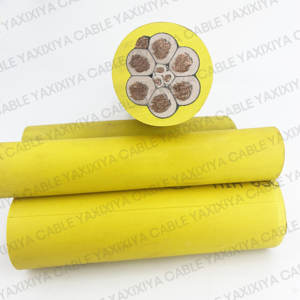 Type W 380v 660 Volt 2c 1/0 2/0 3/0 4/0 AWG Icea Isolation CPE Gaine Caoutchouc Câble Minier - Product Image 1