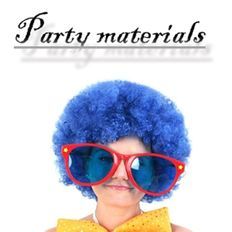 Pierrot fournitures de fête de fin d'année bleu Cosplay accessoires de cheveux et articles de mode Look humide cadeau de mode - Product Image 1