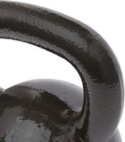 Kettlebell en fonte réglable de haute qualité de 10LB à 40LB pour la musculation haltérophilie Fitness couleur noire enduite de caoutchouc