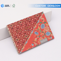 FAVORCRAFTS - Emballages en papier pliables portables haut de gamme réutilisables personnalisés - Boîtes cadeaux pour cartes