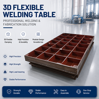 Tables de soudage industrielles nitrurées, fournies par l'usine, plateforme de soudage modulaire anti-usure