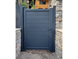 Portail moderne en aluminium, portail piétonnier en métal, petit portail facile à assembler, portes en aluminium DIY - Product Image 2