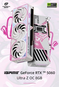การ์ดจอ 1game 5060 Ultra Z 0c 12g รุ่นใหม่สำหรับเดสก์ท็อป Pcie 5.0 พร้อมพัดลมระบายความร้อน  4nm 2280mhz ความเร็วคอร์ 7000mhz หน่วยความจำ Gddr7 Igame - Product Image 4
