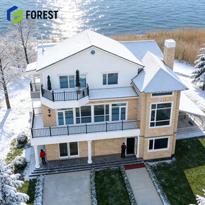 Villa de Lujo al Aire Libre, Hoteles con Estructura de Acero Contemporánea, Diseño de Acero Ligero, Casa Pequeña Portátil - Product Image 1