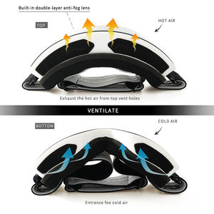<span class=keywords><strong>Gafas</strong></span> de <span class=keywords><strong>Nieve</strong></span> Yijia <span class=keywords><strong>con</strong></span> Sistema Polarizado, Forma Cilíndrica, Correa Ajustable, Protección UV, Compatibles <span class=keywords><strong>con</strong></span> <span class=keywords><strong>Casco</strong></span>, para Esquí al Aire Libre - Product Image 5