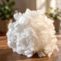 Fibre creuse vierge 100 % polyester pour rembourrage et filage