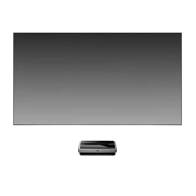 84 Inch PET Crystal UST ALR Projection Screen Fixed Frame Ultra Short Throw Laser Projector Screen for 4K 3D Home Theater