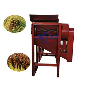 Diesel engine watermelon sesame seed skin removal soya bean threshing machine