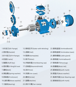 Motore a Induzione Monofase Serie YL <span class=keywords><strong>220v</strong></span> ad Alta Efficienza del Produttore - Product Image 5