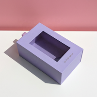 Boîte de présentation de parfum au design unique, emballage de luxe avec insert en mousse, boîte de parfum personnalisée avec fenêtre transparente en PVC