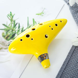 <span class=keywords><strong>Ocarina</strong></span> em Dó Alto com 12 Furos de Cerâmica - Atacado para Iniciantes e Amantes da Música - Product Image 4