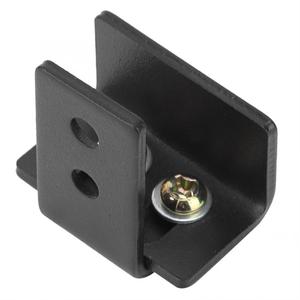 Herraje de Rodillo con Recubrimiento Negro <span class=keywords><strong>para</strong></span> Puerta Corredera con Guía de Piso C, Herraje Ajustable <span class=keywords><strong>para</strong></span> Puerta de Piso, Guía de Piso <span class=keywords><strong>para</strong></span> Puerta de Granero - Product Image 2