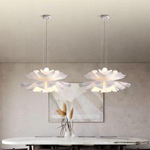 Floral Pendant <b>Light</b> Led E27 White Round <b>Chandelier</b> For Dining Table Lighting - Product Image 2