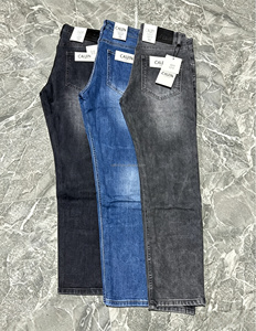 Jeans da Uomo Stile Coreano <span class=keywords><strong>Slim</strong></span> Fit, Pantaloni Lunghi in Denim Elasticizzato Disponibili all'Ingrosso - Product Image 5