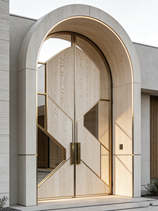 Puerta doble <span class=keywords><strong>de</strong></span> aluminio, del mismo estilo que las <span class=keywords><strong>mansiones</strong></span> <span class=keywords><strong>de</strong></span> <span class=keywords><strong>lujo</strong></span> europeas y <span class=keywords><strong>americanas</strong></span> - Product Image 3