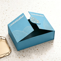Boîte cadeau élégante à double porte avec fermeture magnétique - Emballage en papier de luxe sur mesure