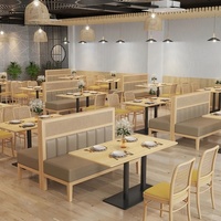 Meubles de restaurant commerciaux modernes OEM ODM, mobilier de restauration, banquet de mariage, banquettes modulaires, table et chaises de salle à manger