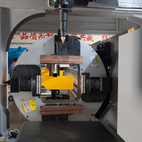 Machine de découpe laser à fibre JQLASER 240mm 280mm avec mandrin et découpe biseautée 3D pour tuyaux métalliques