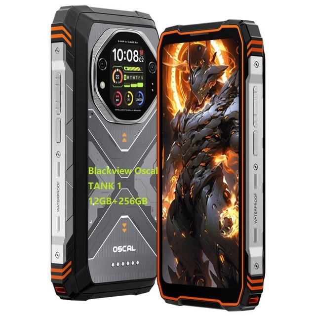Oscal TANK 1 Rugged Phone 20000mAh Big Battery 64MP Camera Waterproof Shockproof Outdoor Smartphone Android 15