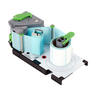 Impresora Térmica Integrada de Etiquetas Continuas de 58 mm con Escala, Papel Adhesivo Marcado, Rebobinador Automático con Despegador Automático