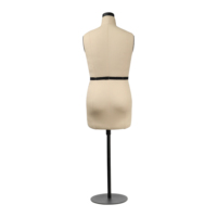 Mannequin de couture pour homme DE-LIANG, demi-corps, en fibre de verre, base en métal, haut de gamme, pour couturier, modèle de couture, 48 cm, pose debout