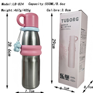 Modern Starry Sky 550ml Insulated Water Bottle 316 Stainless Steel Dual-Drink Travel Cup Outdoor Office Use - Product Image 5