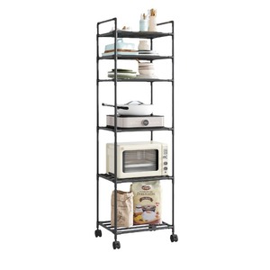 Nuovo Stile di Scaffale Metallico a 5 <span class=keywords><strong>Ripiani</strong></span> per <span class=keywords><strong>Cucina</strong></span>, Carrello Mobile per Bagno e Casa - Product Image 5