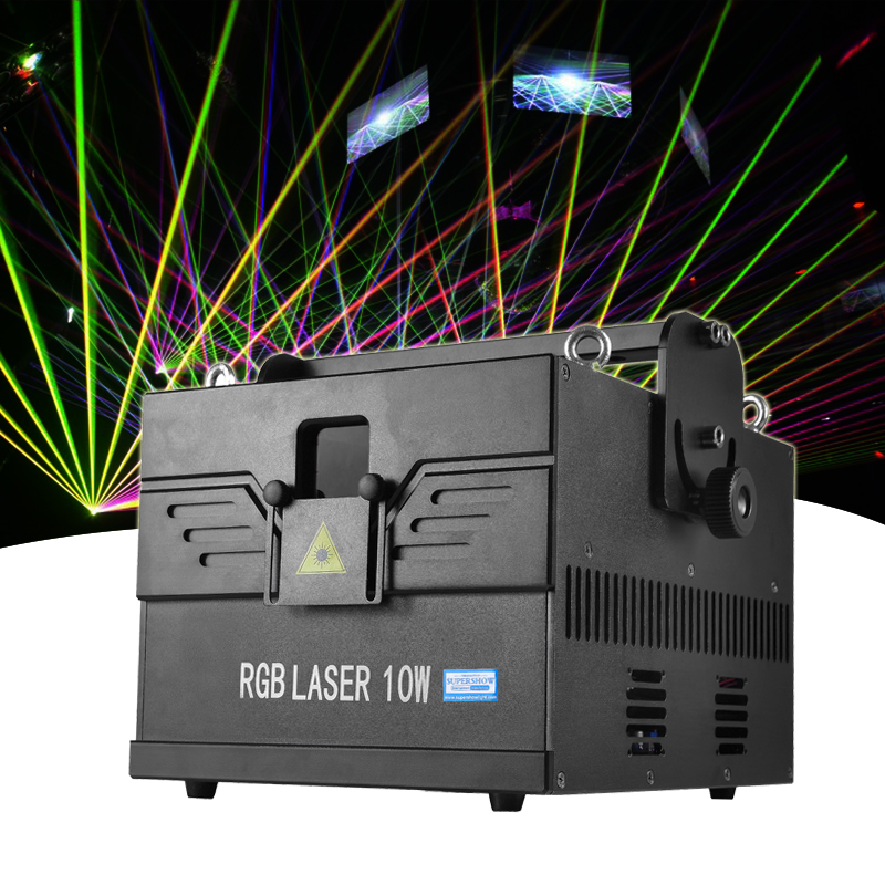ILDA 5W RGB Animation Laser Projector - 10W DJ Party Lights with