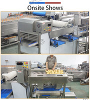 Automatische aardappelverwerkingslijn: aardappelvoeding, schillen, wassen, drogen, sorteren, machine, op maat gemaakte installatie, 0,5-1T/H, hoge capaciteit