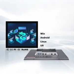 Ipctech-Qiyang lüfterloser Industriecomputer mit Embedded VESA Mount Android robustem Tablet-Touchscreen Industriepanel PC Indien