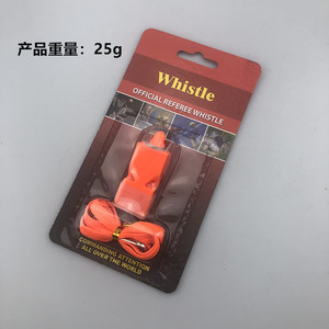Haonan Department Store Whistle Plastic Official Referee Whistle With Lanyard For Sports Events - Product Image 2