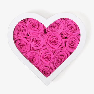 Enchanted Women Gift A Grade Vente en gros en forme de cœur fleurs de roses rouges séchées Roses naturelles dans une boîte de luxe - Product Image 1