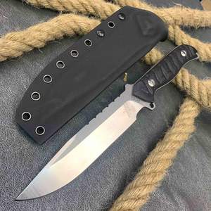 มีดอเนกประสงค์เหล็ก DC53 รุ่น Sentinel DIY OEM แบบกำหนดเอง พร้อมปลอก Kydex ด้ามจับ G10 คลิปหนีบเข็มขัดพกพาสะดวกสำหรับการตั้งแคมป์ - Product Image 4