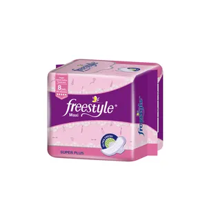 Disposable feminine pads cotton menstrual sanitary pads for women those days cheap sanita...