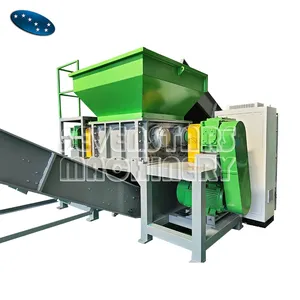 Shredding Machine Crusher Wood Pallet Shredder Double Shaft Customized Motor shredder machine