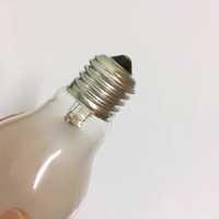 Ampoule Incandescente Givrée HoneyFly A60 E27 110V/220V 60W 75W 100W 105*60mm 2700K Lampe Tungstène Rétro avec Couvercle en Verre Dépoli