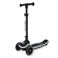 Trottinette pliable pour enfants avec plateau et guidon lumineux, trottinette à 3 roues pour enfants, 4 réglages de hauteur