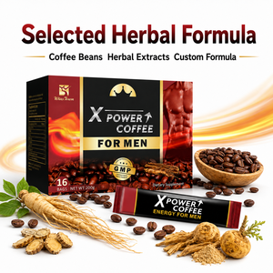 Caffè per Uomo con Etichetta Privata, Formula Personalizzata, Bevanda Energetica a Base di Erbe, Produzione OEM ODM, Vendita all'Ingrosso Diretta dalla Fabbrica, Confezionamento Personalizzato - Product Image 4